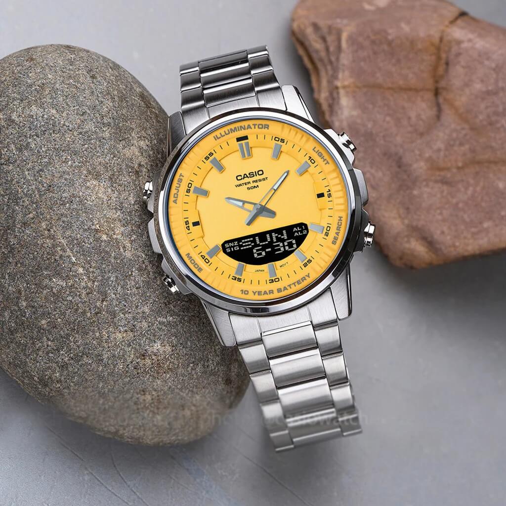 Casio Stainless Steel Digital Watch