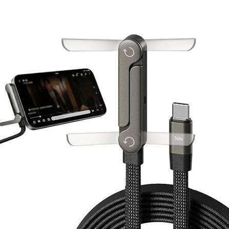 Type c charging cable and mobile stand